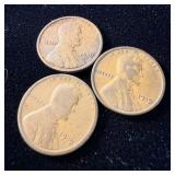 1919, 1919-S & 1919-D Wheat Pennies