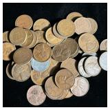 (50) Wheat Pennies