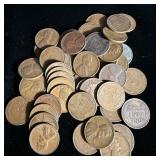 (50) Wheat Pennies