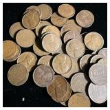 (50) Wheat Pennies