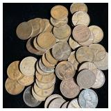(50) Wheat Pennies
