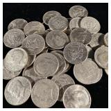 $20 in Clad Kennedy Half-Dollars