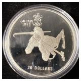 1986 Canadian $20 Silver Proof Coin Commemorating>