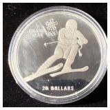 1985 Canadian $20 Silver Proof Coin Commemorating>