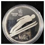 1987 Canadian $20 Silver Proof Coin Commemorating>
