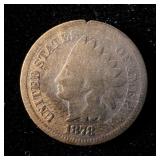 1878 Indian Head Penny