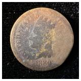 1880 Indian Head Penny