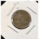 1858 Flying Eagle Penny w/possible Struck Through