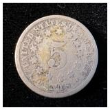 1870 Shield Nickel