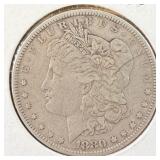 1880 Silver Morgan Dollar