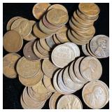 (50) Wheat Pennies