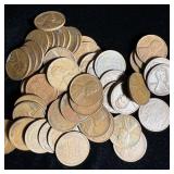 (50) Wheat Pennies