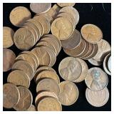 (50) Wheat Pennies