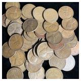 (50) Wheat Pennies
