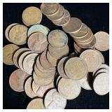 (50) Wheat Pennies