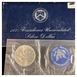 1971-S Uncirculated Silver Eisenhower Dollar