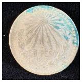 1922 Mexican Silver One Peso