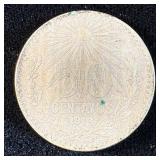 1913 Mexican Silver 50 Centavos