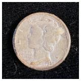 1921 Silver Mercury Dimes (Key Date)