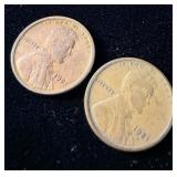 1921 & 1921-S Wheat Pennies