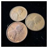 1925, 1925-S & 1925-D Wheat Pennies