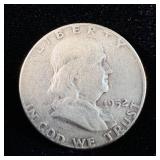 1952 Silver Franklin Half-Dollar