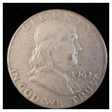 1962-D Silver Franklin Half-Dollar