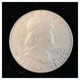1963-D Silver Franklin Half-Dollar