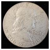 1962-D Silver Franklin Half-Dollar