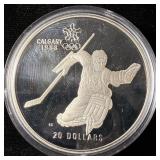 1986 Canadian $20 Silver Proof Coin Commemorating>