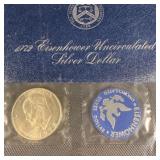 1972-S Silver Eisenhower Dollar
