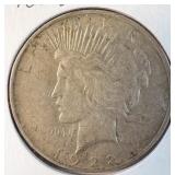 1922-D Silver Peace Dollar