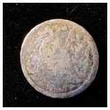 1853 Seated Liberty Dime