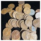 (50) Wheat Pennies