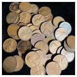 (50) Wheat Pennies