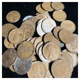 (50) Wheat Pennies