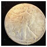 1945-S Silver Walking Liberty Half-Dollar