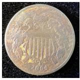 1864 2 Cent Piece