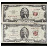 1953 & 1953-C $2 Red Seals