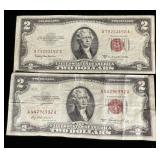 1953 & 1953-C $2 Red Seals