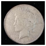 1924 Silver Peace Dollar