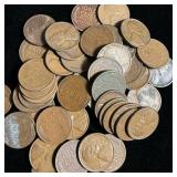 (50) Wheat Pennies