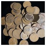 (50) Wheat Pennies