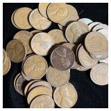 (50) Wheat Pennies