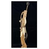 Native American Buckskin Quiver and Arrows