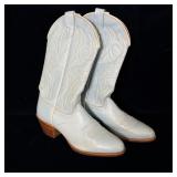 Vintage Corral Blue Embroidery Snip Toe Western >