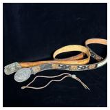 Vintage South Dakota belt buckles, hand toed