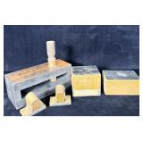 Vintage Homestake Mine wooden molds Mine man >