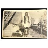 Real Photo Postcard Lakota Chief Kicking Bear >