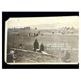 Real Photo Postcard 1891 Battle of Wounded >